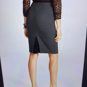 Grey pencil skirt from ann Taylor